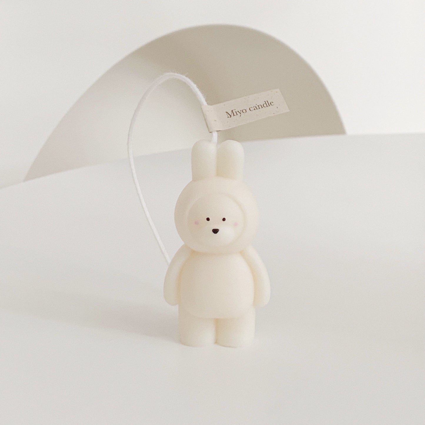 rabbit bear candle