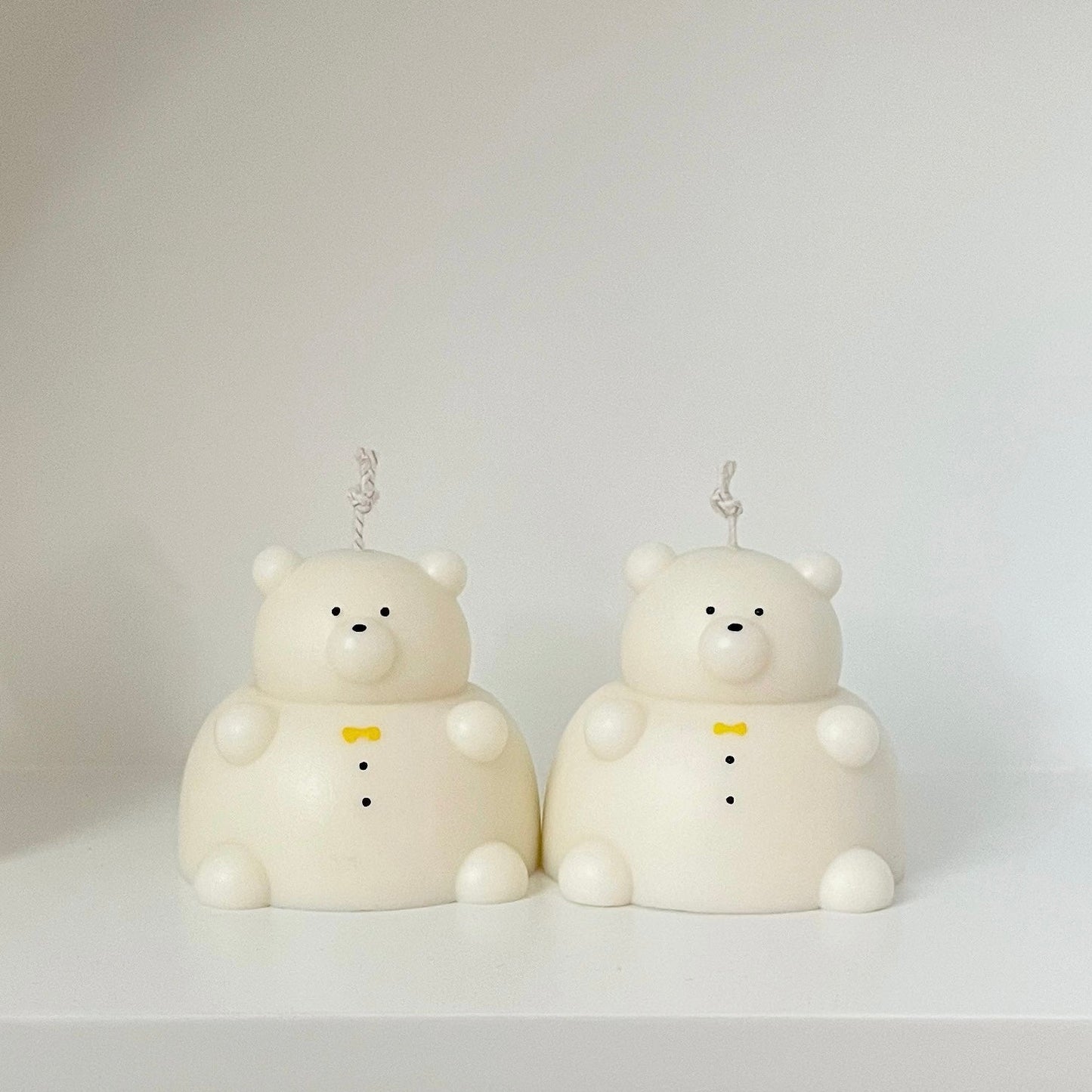 chubby bear candle