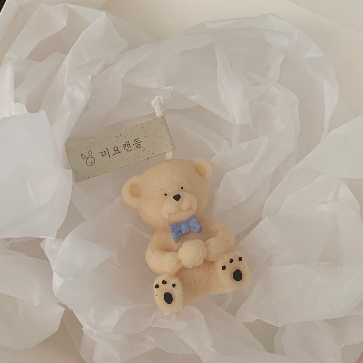 mini bear candle