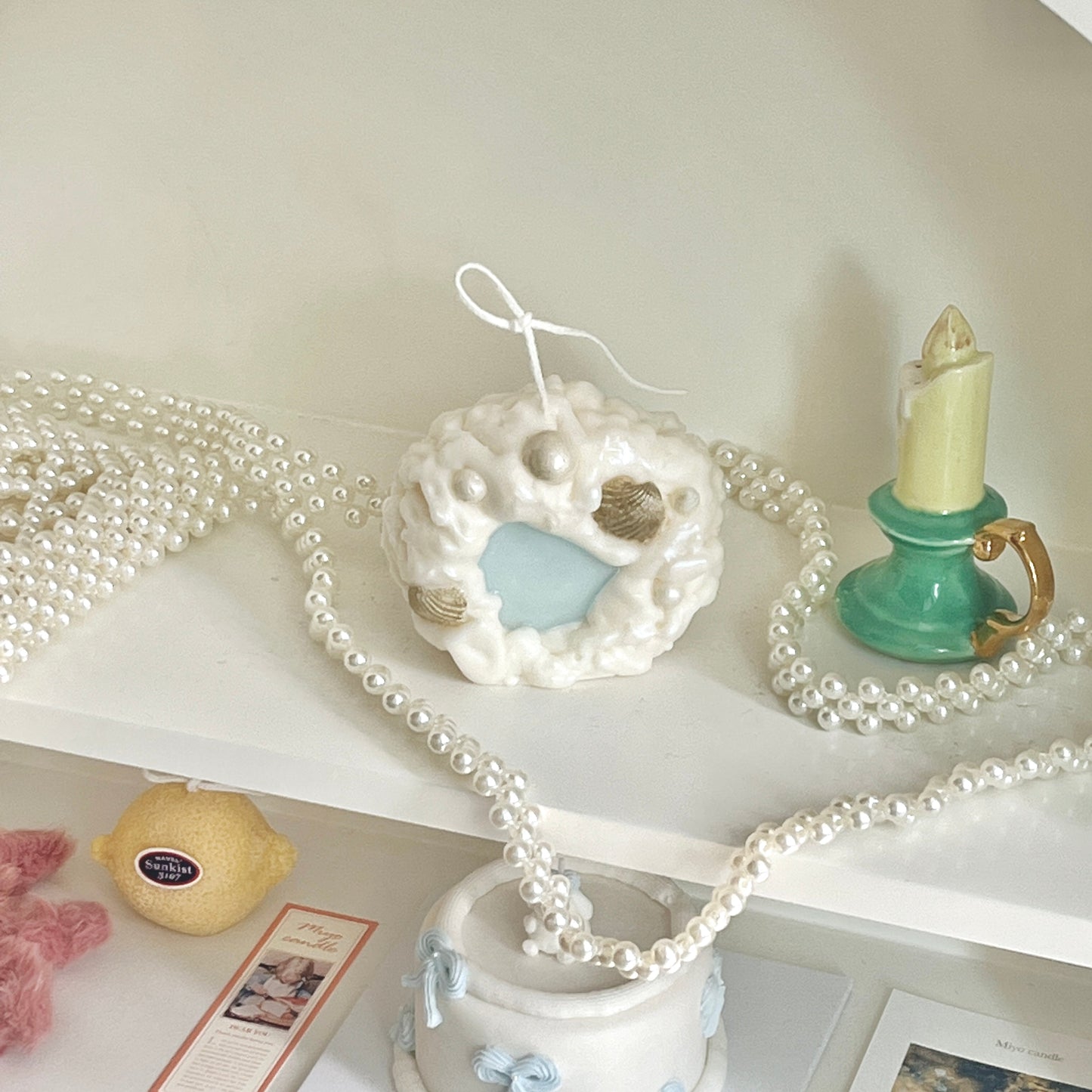 sea foam candle