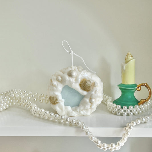 sea foam candle