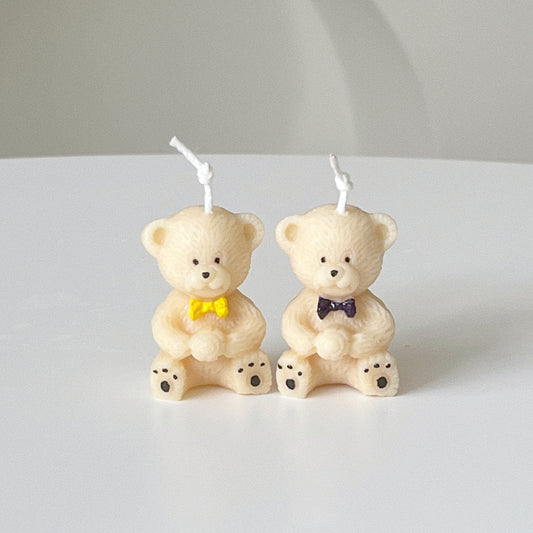 mini bear candle