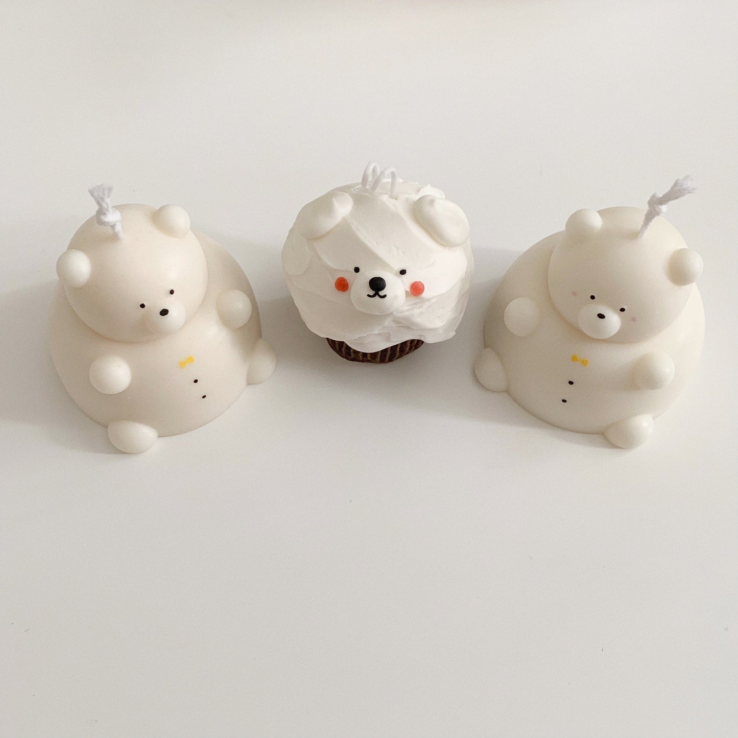 chubby bear candle