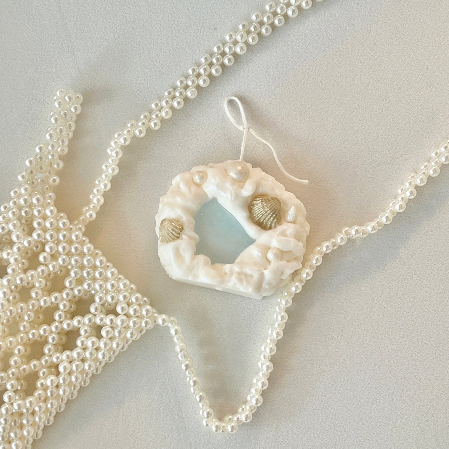 sea foam candle