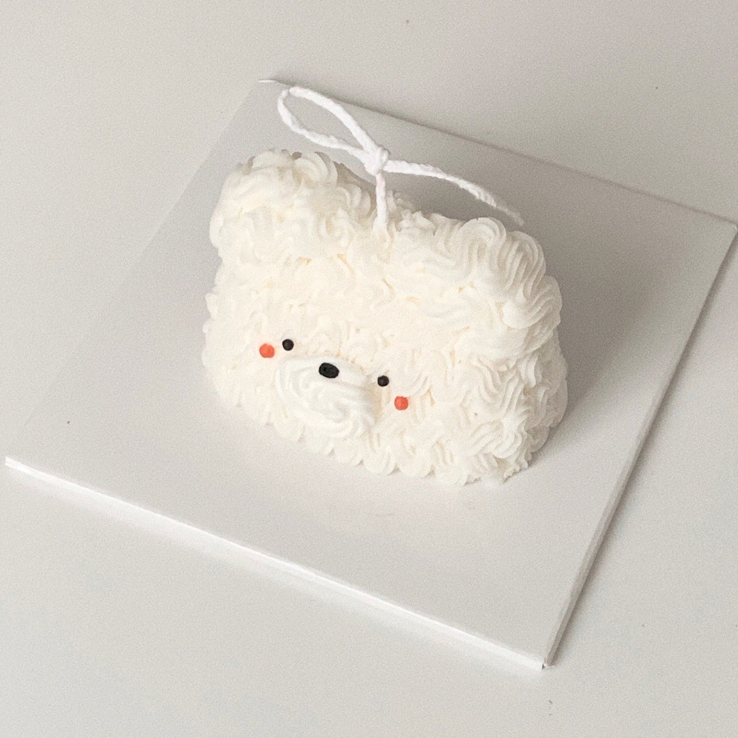 creamy bear candle