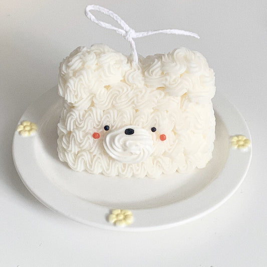creamy bear candle