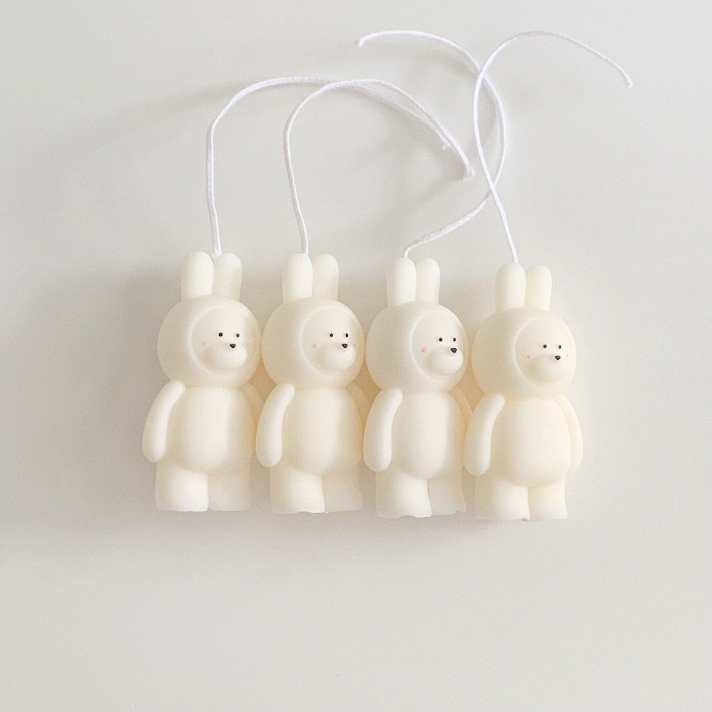 rabbit bear candle