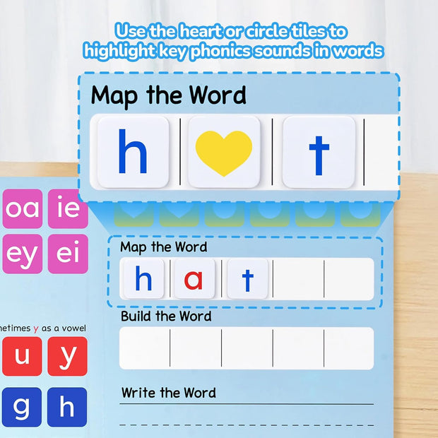 Phonics Magnetic Letter Blocks – 265 Pieces for Fun & Interactive Learning