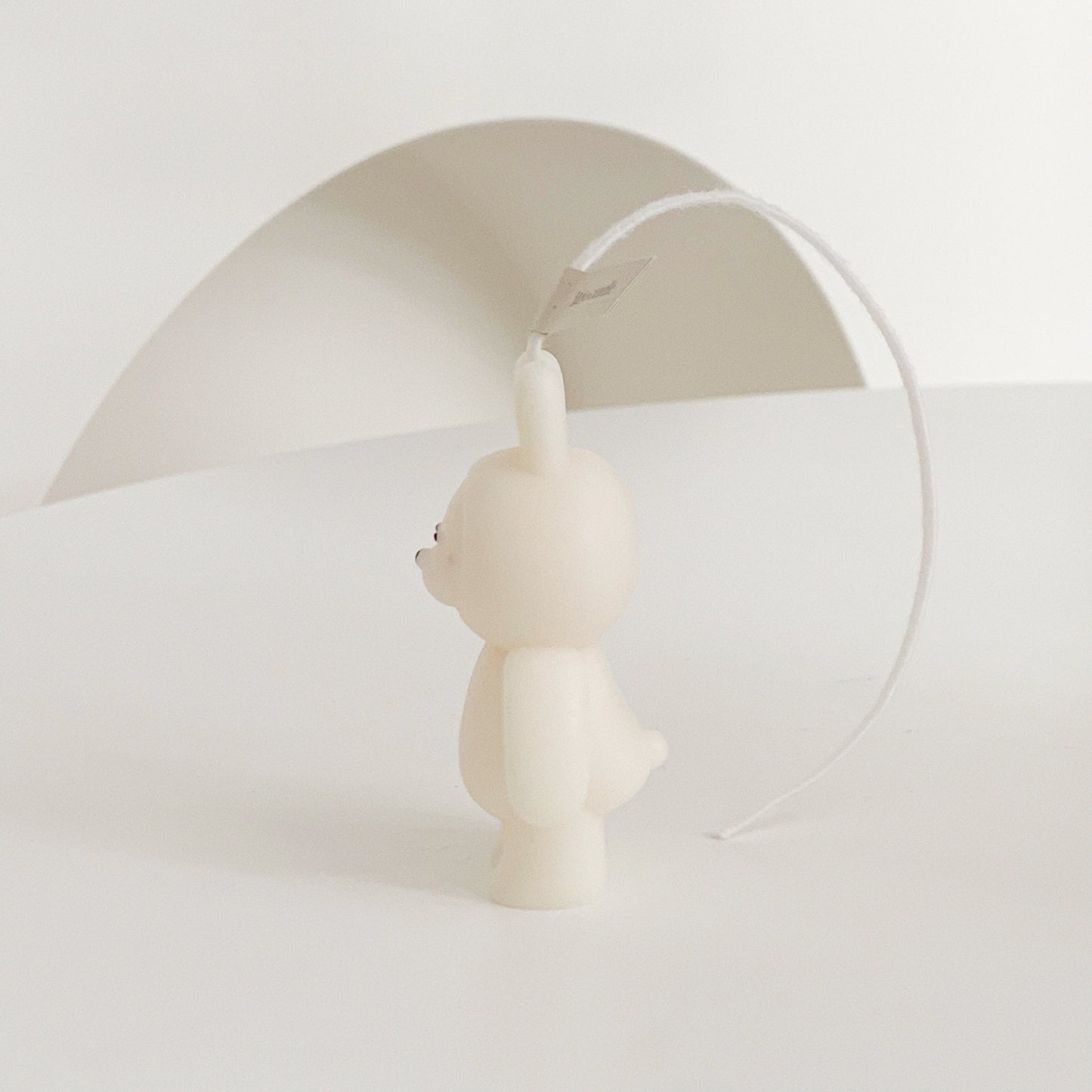 rabbit bear candle
