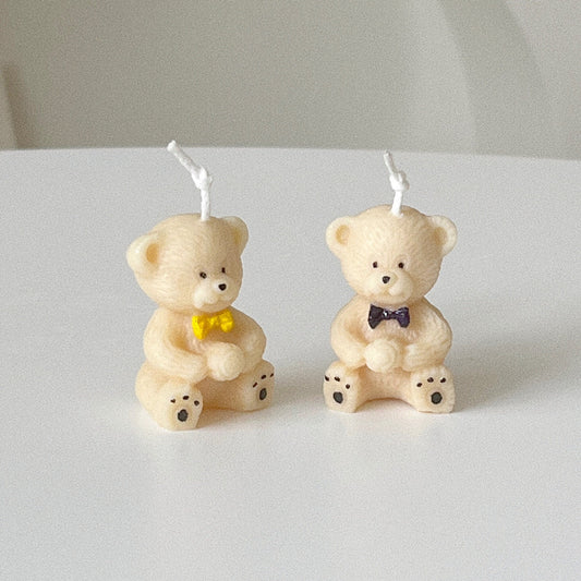 mini bear candle