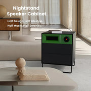 Bedside Table - Stereo Speakers