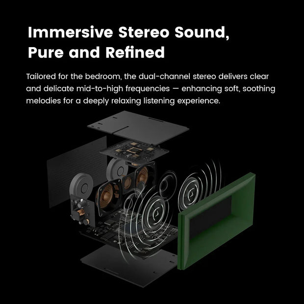 Bedside Table - Stereo Speakers